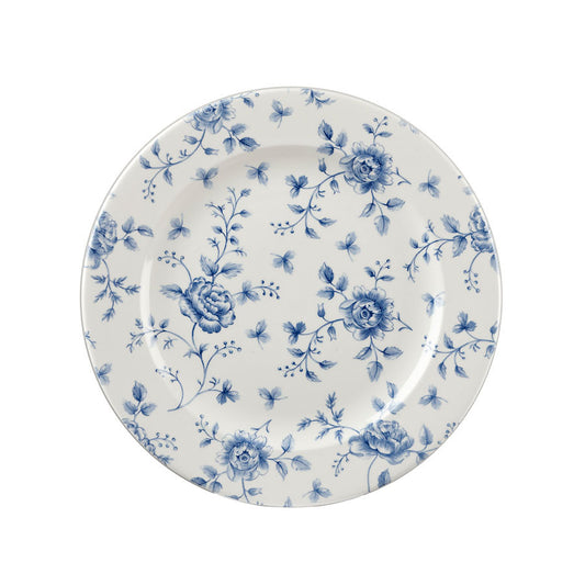 Churchill Vintage Prints Vitrified Porcelain Prague Round Rose Chintz Plate 30.5cm Pack of 6