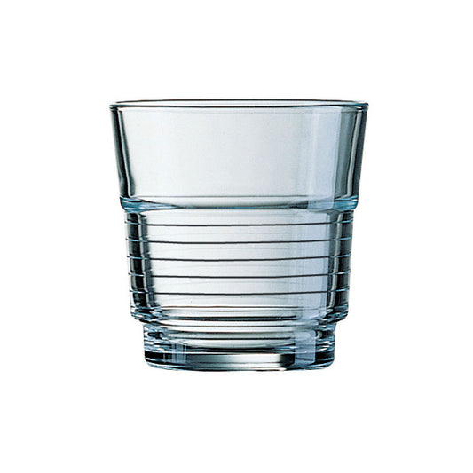 Arcoroc Spiral Toughened Glass Tumbler 7oz 20cl Pack of 12