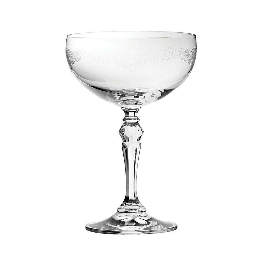 Rona Filigree Crystal Champagne Saucer 9oz 26cl Pack of 24