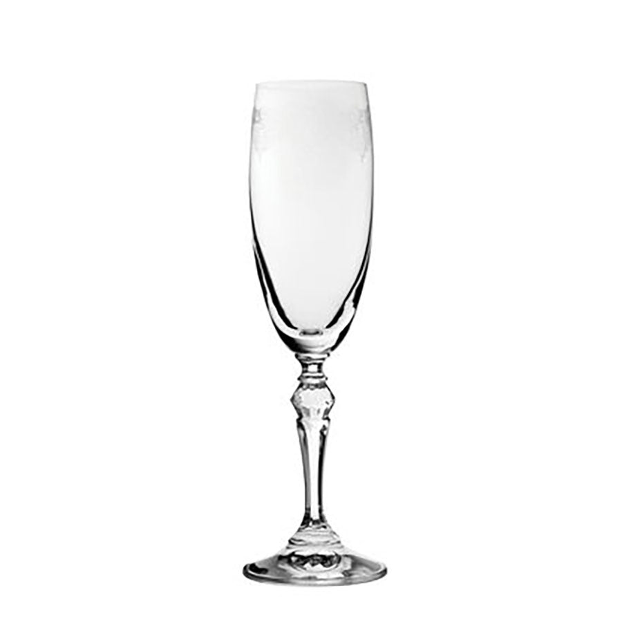 Rona Filigree Crystal Glass Champagne Flute 6oz 17cl Pack of 24