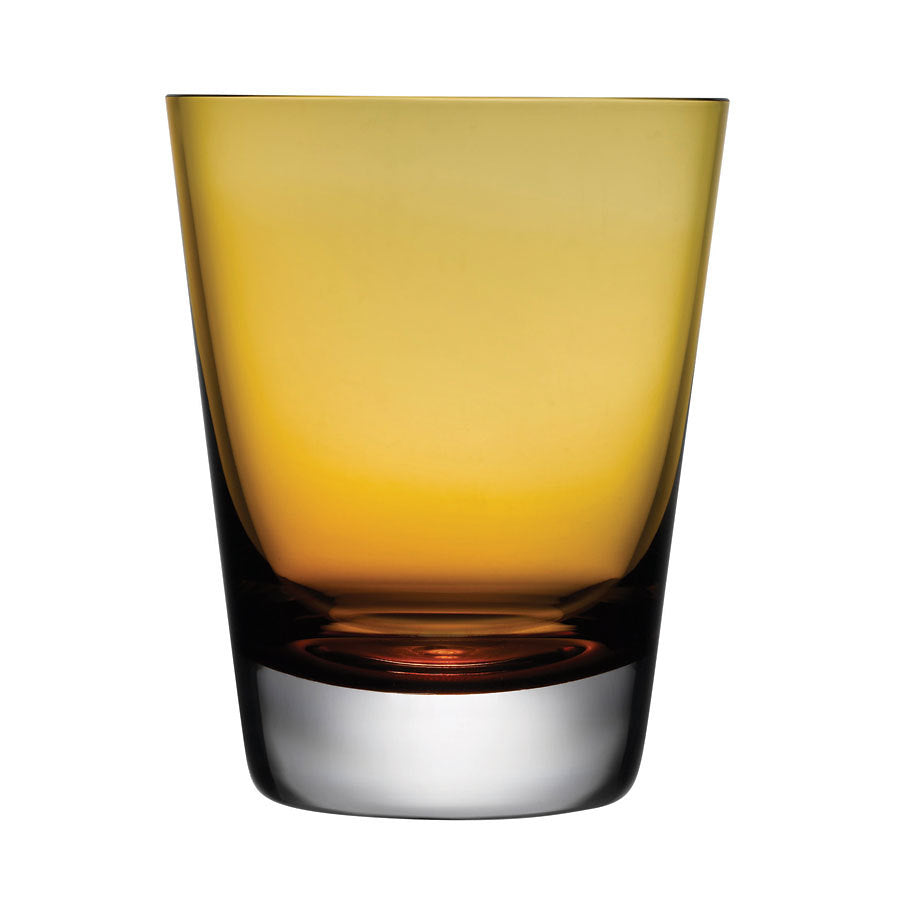 Nude Amber Orange Glass V Tumbler 12oz 34cl Pack of 24