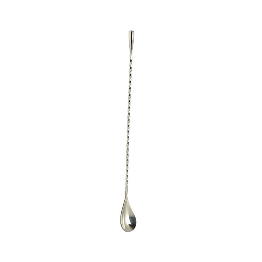 GenWare Teardrop Silver Stainless Steel Bar Spoon 30cm