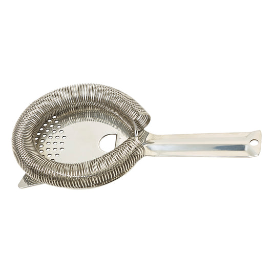 GenWare Premium Silver Stainless Steel Hawthorne Strainer