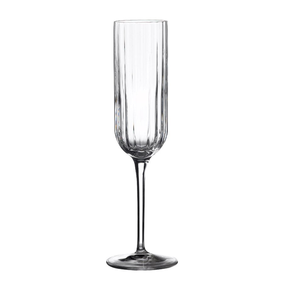 Luigi Bormioli Bach Crystal Flute Glass 7.5oz 21cl Pack of 24