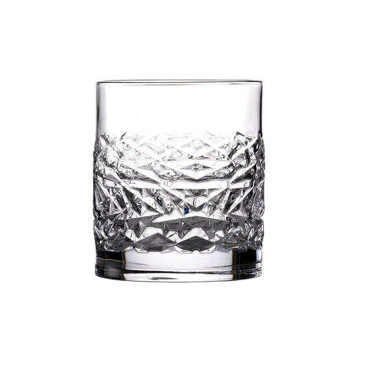 Luigi Bormoili Mixology Crystal Texture Double Old Fashioned Glass 13.25oz 38cl Pack of 24