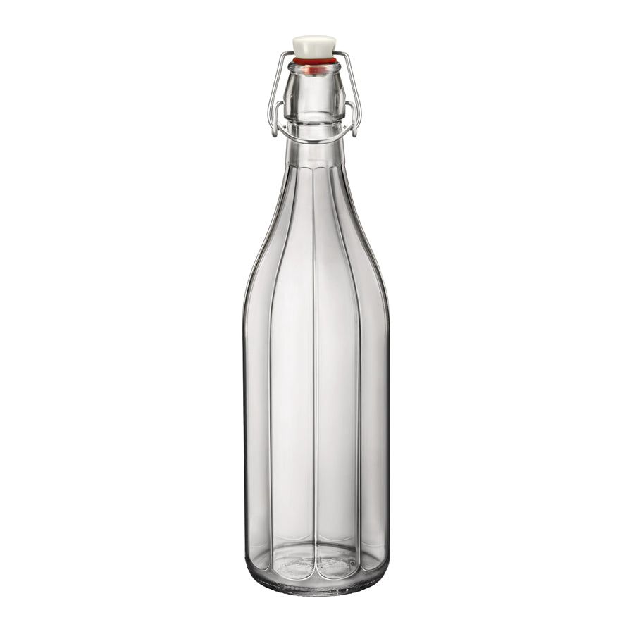 Bormioli Rocco Oxford Glass Swing Top Bottle 1L Pack of 6