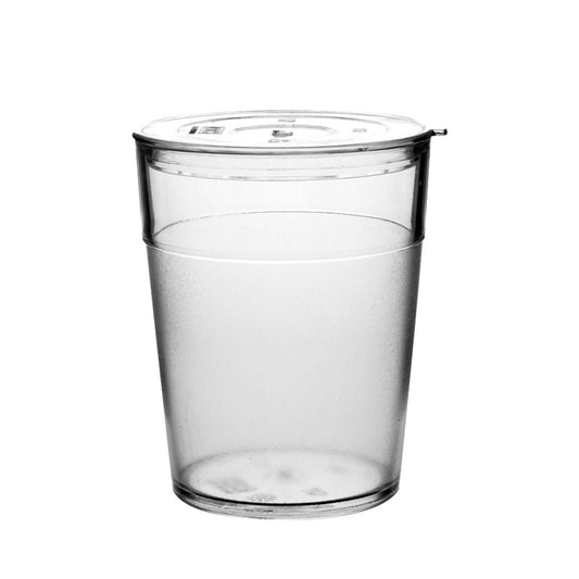 Harfield Polycarbonate Clear Frosted Tumbler 12oz 35cl