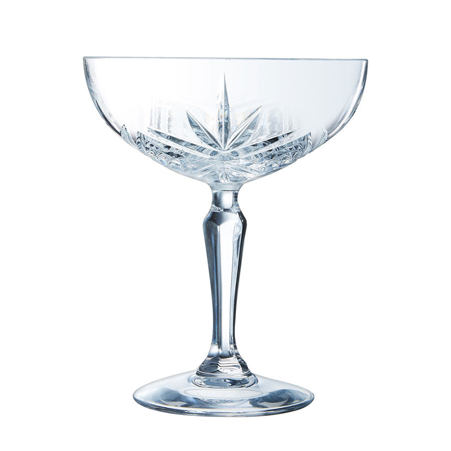 Arcoroc Broadway Stemmed Cocktail Coupe Glass 25cl Pack of 12