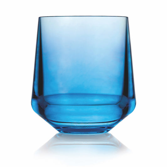 Aspen Summit Polycrystal Stemless Blue Wine Glass 12oz 34cl Pack of 24