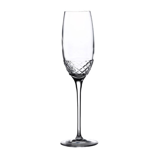 Luigi Bormioli Roma 1960 Crystal Glass Flute 8.5oz 24cl Pack of 24