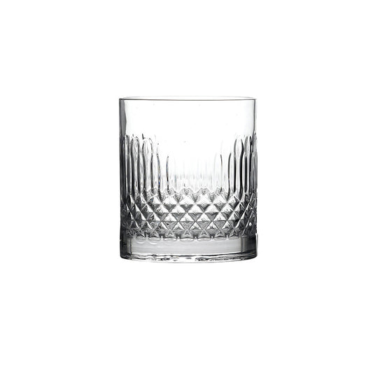 Luigi Bormioli Diamante Crystal Double Old Fashioned Glass 13.25oz 38cl Pack of 24