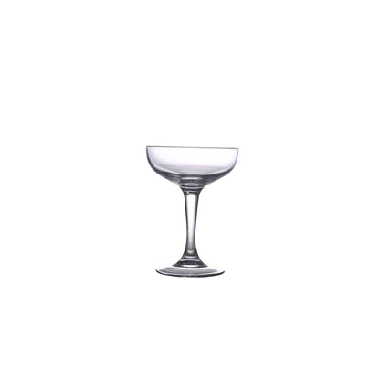 GenWare Vicrila Mykonos Glass Champagne Saucer 8.5oz 24cl Pack of 6