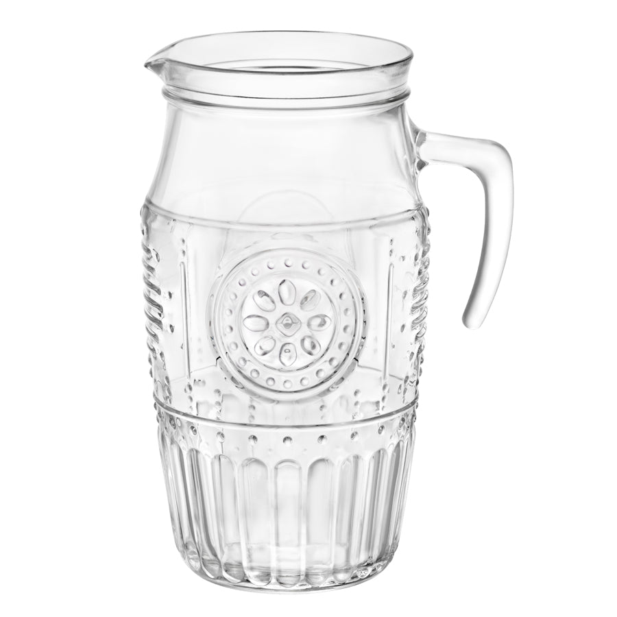 Bormioli Rocco Romantic Glass Pitcher 60.75oz 180cl Pack of 6