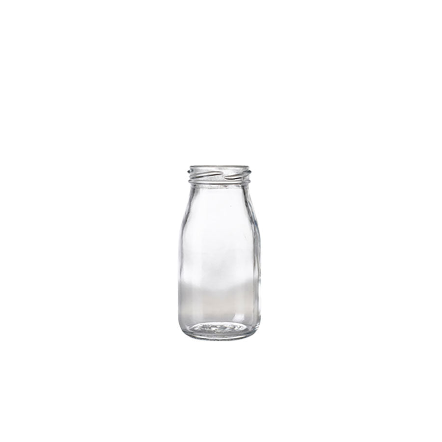 GenWare Mini Milk Glass Bottle 7oz 20cl Pack of 12