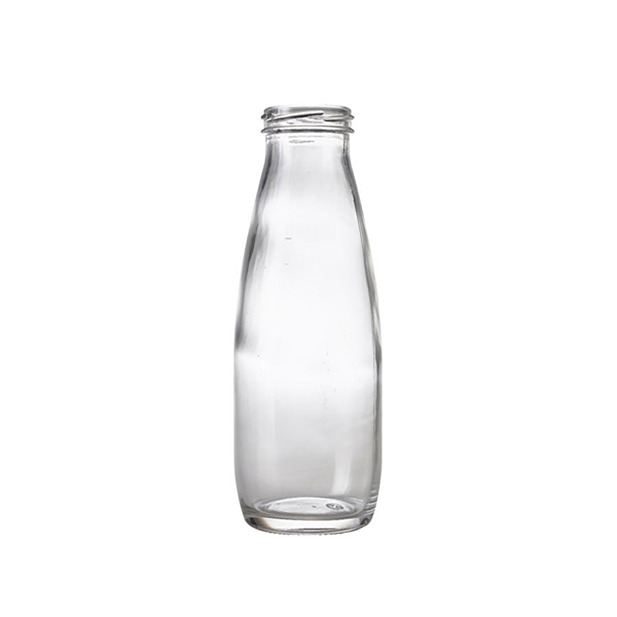 GenWare Mini Milk Glass Bottle 17.5oz 50cl Pack of 12