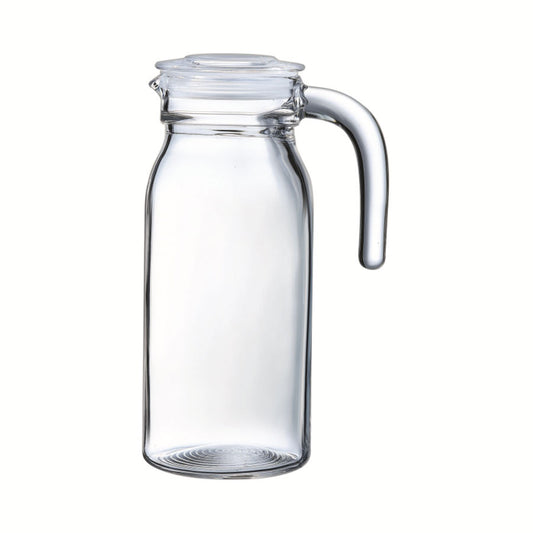 Arcoroc Spring Jug with Glass Lid 1 ltr Pack of 6