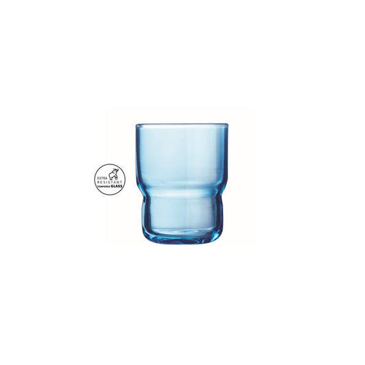 Arcoroc Log Brush Blue Tumbler 16cl Pack of 48