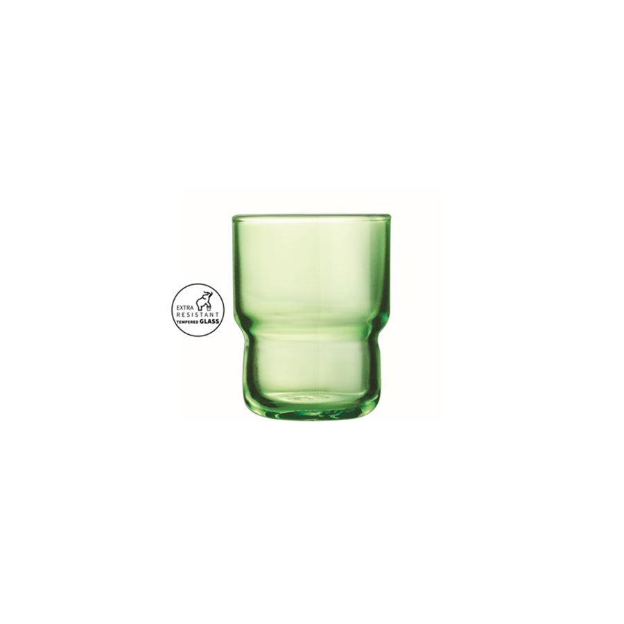 Arcoroc Log Brush Green Tumbler 16cl Pack of 48