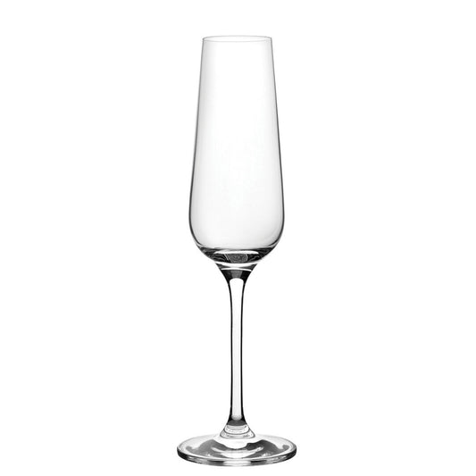 Rona Invitation Crystal Glass Flute 6oz 18cl Pack of 6