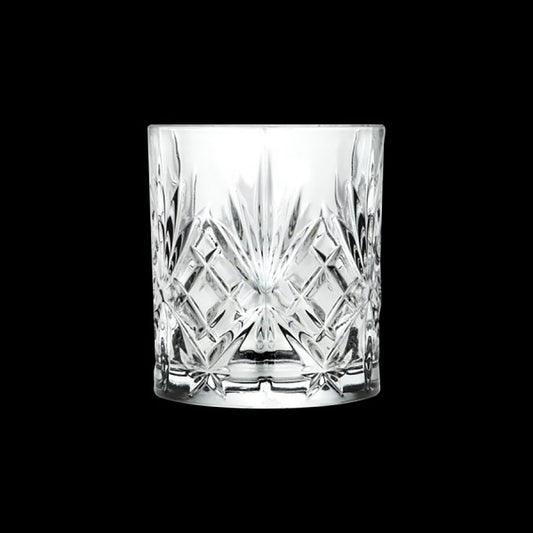 RCR Crystal Melodia Crystal Glass Double Old Fashioned Tumbler 11.5oz 34cl Pack of 12