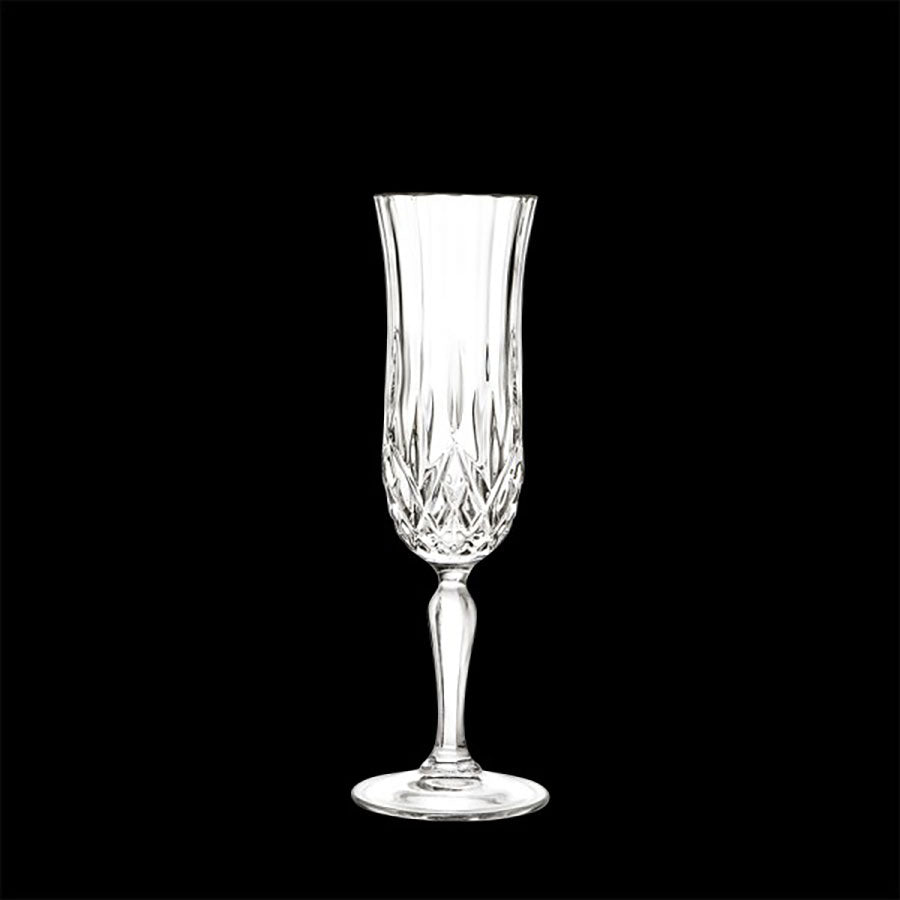 RCR Crystal Opera Crystal Glass Champagne Flute 4oz 13cl Pack of 12