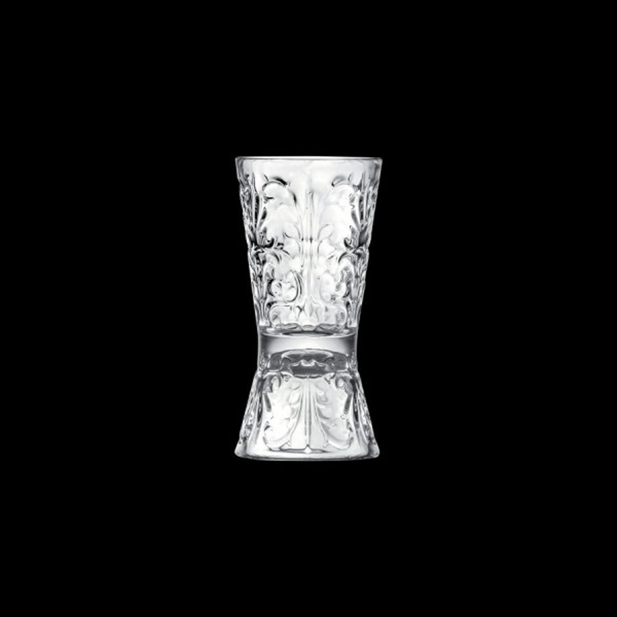 RCR Crystal Tattoo Crystal Glass Dual Jigger 2oz 6cl Pack of 24