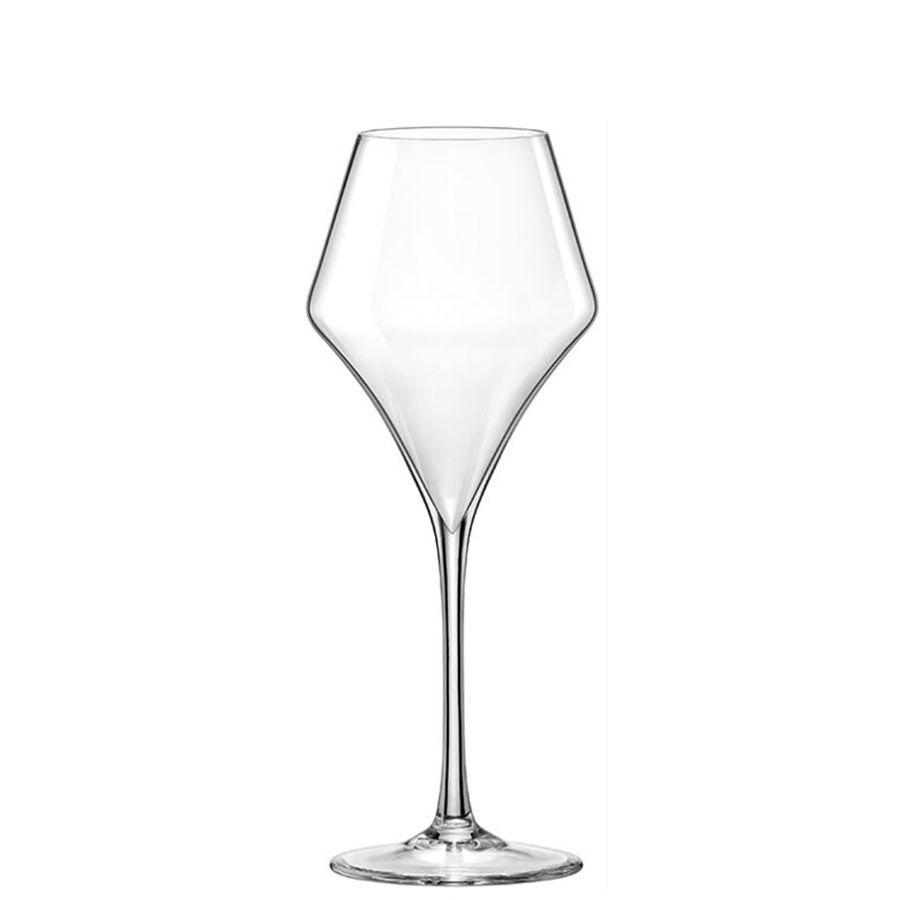 Rona Aram Crystal Small White Wine Glass/Prestigue Flute 9.5oz 27cl Pack of 6