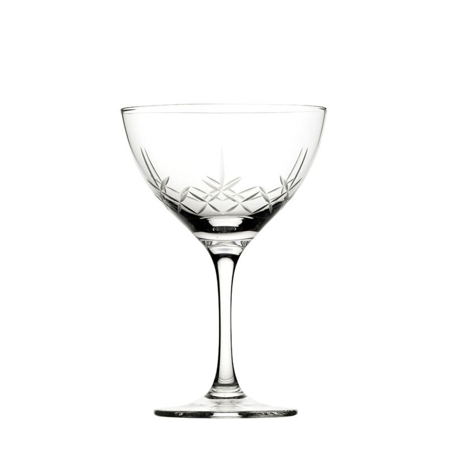 Utopia Raffles Vintage Crystal Martini Glass 6.5oz 19cl Pack of 6