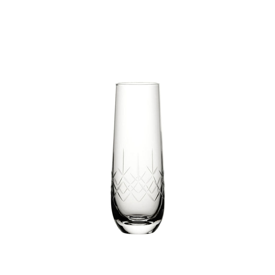 Utopia Raffles Vintage Crystal Champagne Glass 10.5oz 30cl Pack of 6