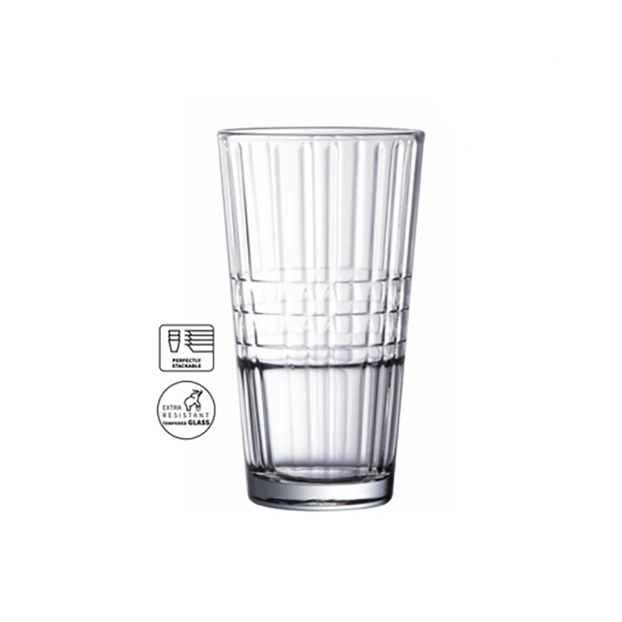 Arcoroc Stack Up Cross Hiball Glass 35cl Pack of 24