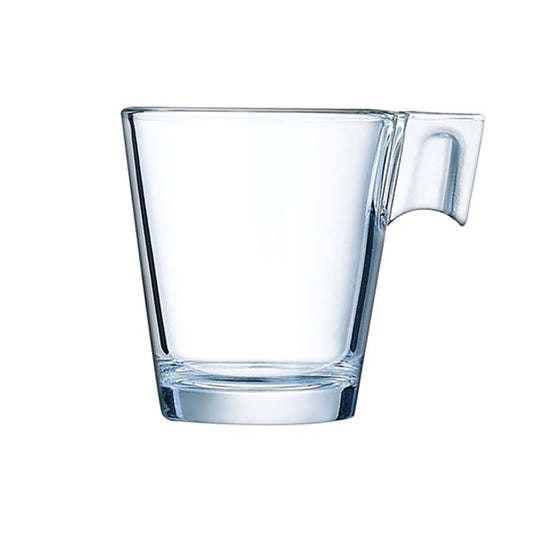 Arcoroc Aroma Toughened Glass Mug 2.75oz 8cl Pack of 48