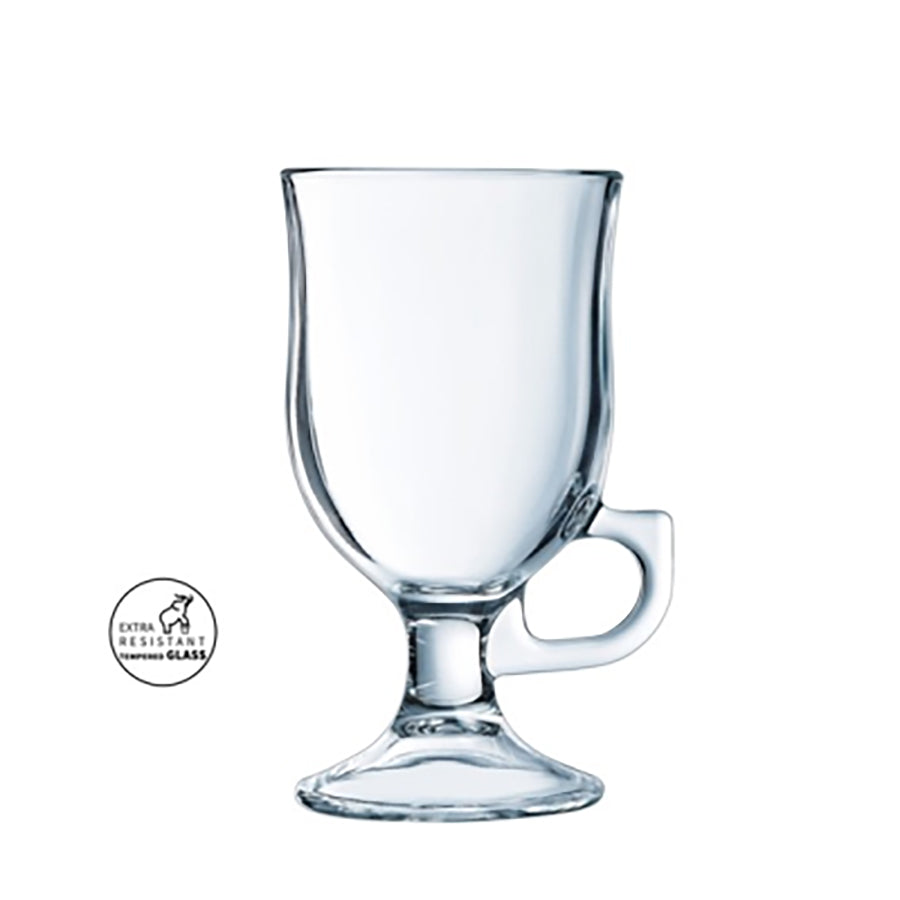 Arcoroc Handled Toughened Irish Coffee Glass 8oz 23cl Pack of 24