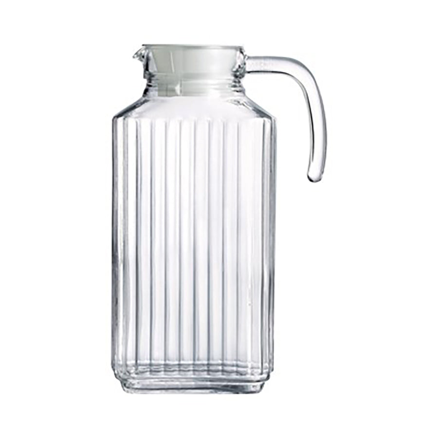 Luminarc Quadro Fridge Glass Jug With Lid 1.7L Pack of 6