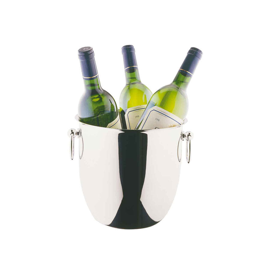 Elia Belly Shaped Stainless Steel Wine Cooler 22cm