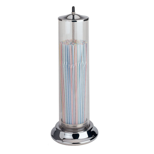 Lockhart Chrome Straw Dispenser