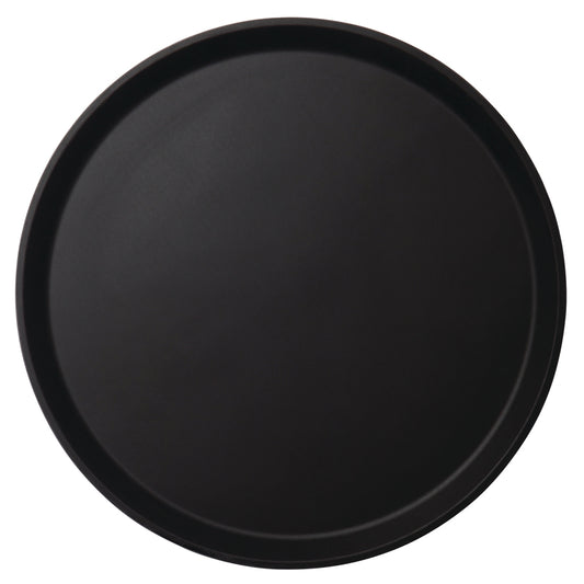 Cambro Camtread® Black Round Tray 40.5cm