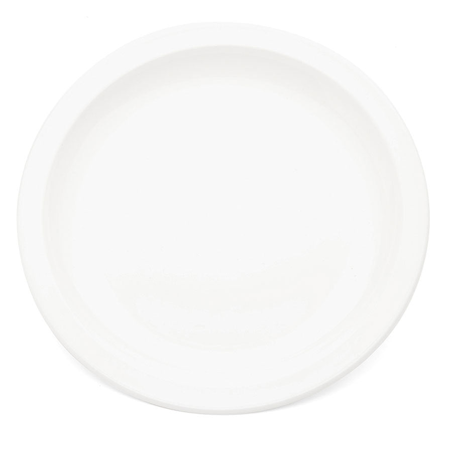 Harfield Polycarbonate White Round Narrow Rim Plate 17cm