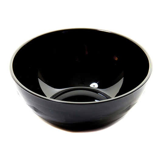 Harfield Polycarbonate Black Round Bowl 10cm 225ml 8oz Pack of 10