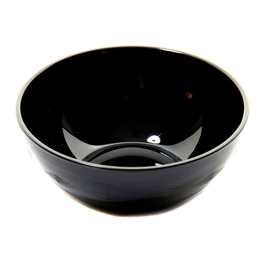 Harfield Polycarbonate Black Round Bowl 12cm 350ml 12oz Pack of 10