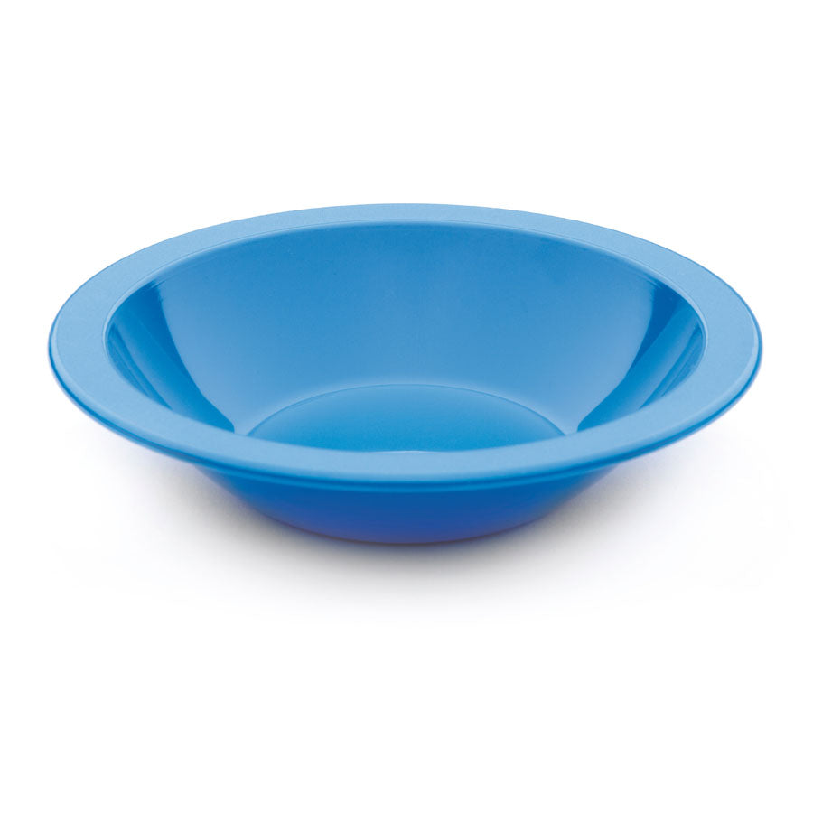 Harfield Polycarbonate Blue Round Narrow Rim Bowl 17.3cm 400ml 14oz