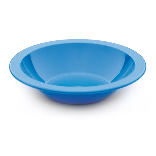 Harfield Polycarbonate Blue Round Narrow Rim Bowl 17.3cm 400ml 14oz