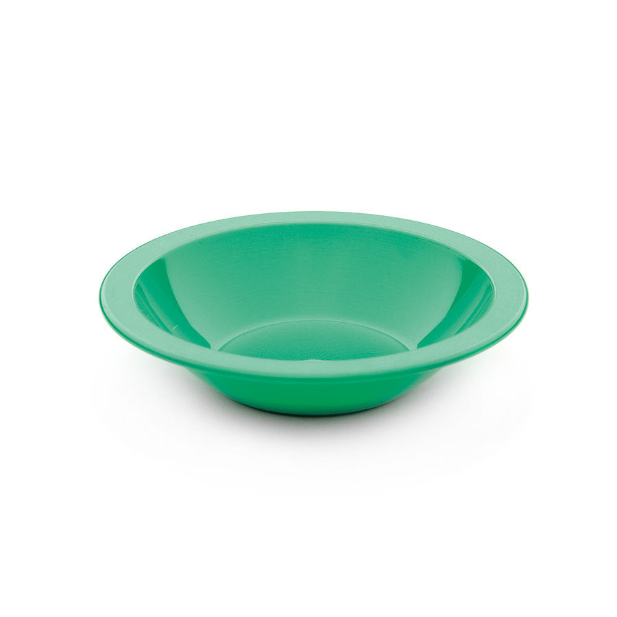 Harfield Polycarbonate Emerald Green Round Narrow Rim Bowl 17.3cm 400ml 14oz