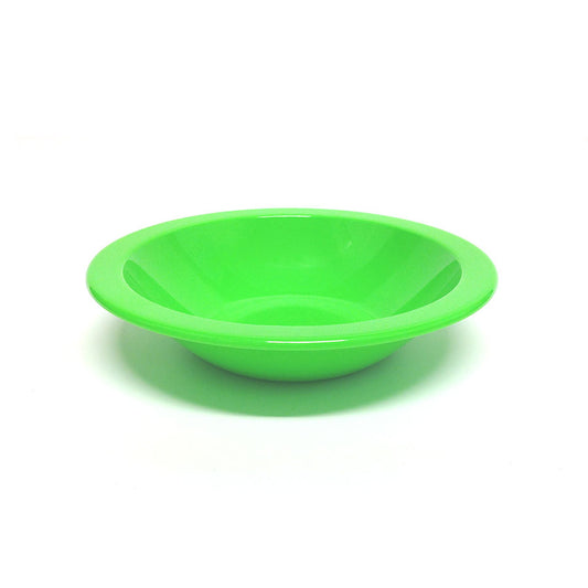 Harfield Polycarbonate Lime Green Round Narrow Rim Bowl 17.3cm 400ml 14oz