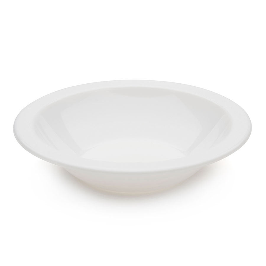 Harfield Polycarbonate White Round Narrow Rim Bowl 17.3cm 400ml 14oz