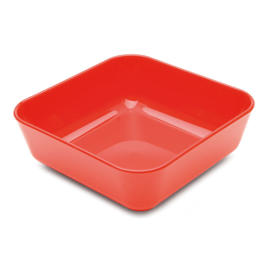 Harfield Polycarbonate Red Square Sweet Dish 10x3.5cm Pack of 10