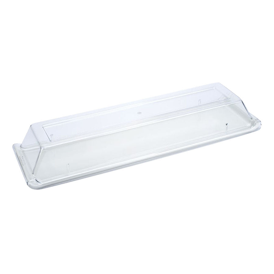 Churchill Alchemy Buffet Polycarbonate Clear Rectangular Tray Cover 56x15.3cm Pack of 2