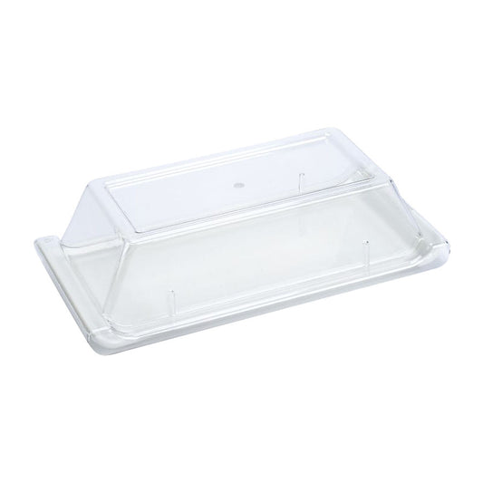 Churchill Alchemy Buffet Polycarbonate Clear Rectangular Tray Cover 30x14.5cm Pack of 6