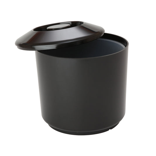 Beaumont Round Ice Bucket Black