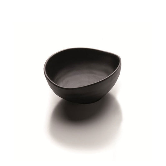 Steelite Melamine Zen Black Round Bowl 24.1cm 9 7/16 Inch 95.0cl 33oz Pack of 6