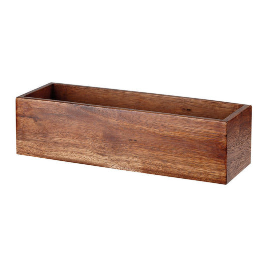 Churchill Alchemy Buffet Acacia Wood Rectangular Large Riser 56x18x20cm Pack of 2